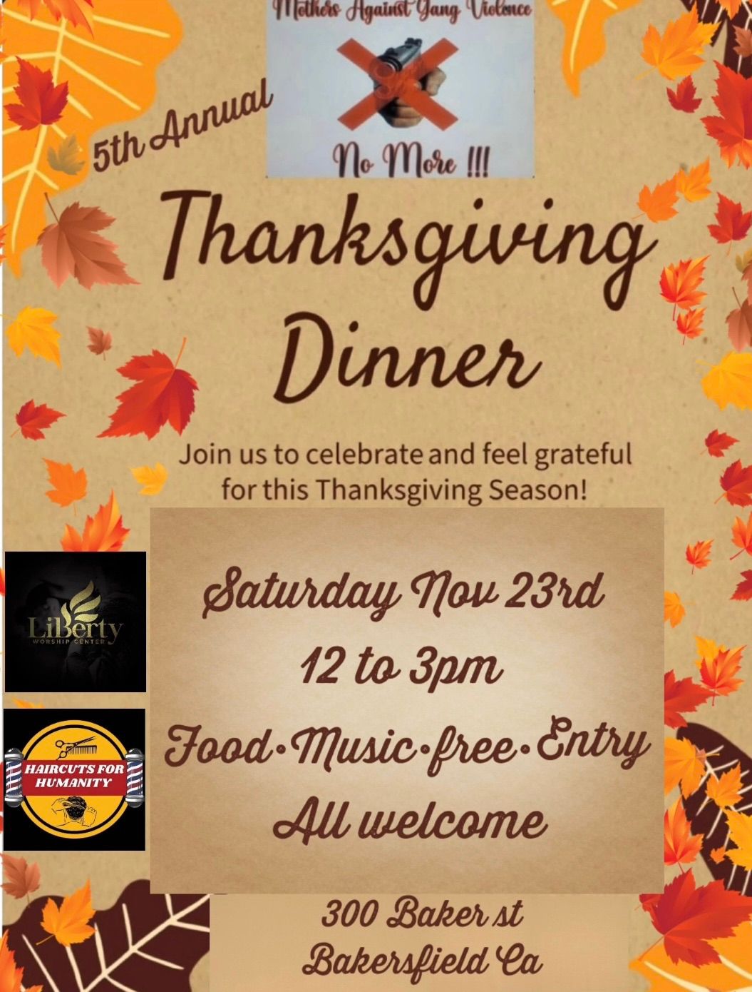 Magv 5th Annual Thanksgiving love Festival 