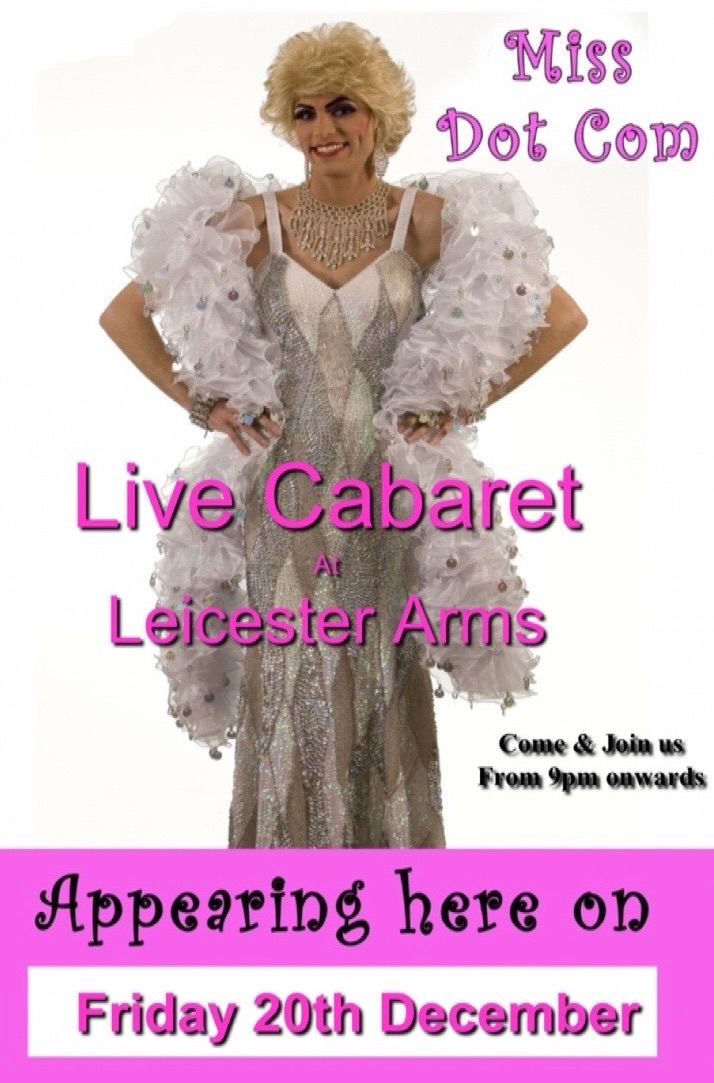 Live Drag & Cabaret with Miss Dot Com \ud83d\udc78\ud83c\udffb