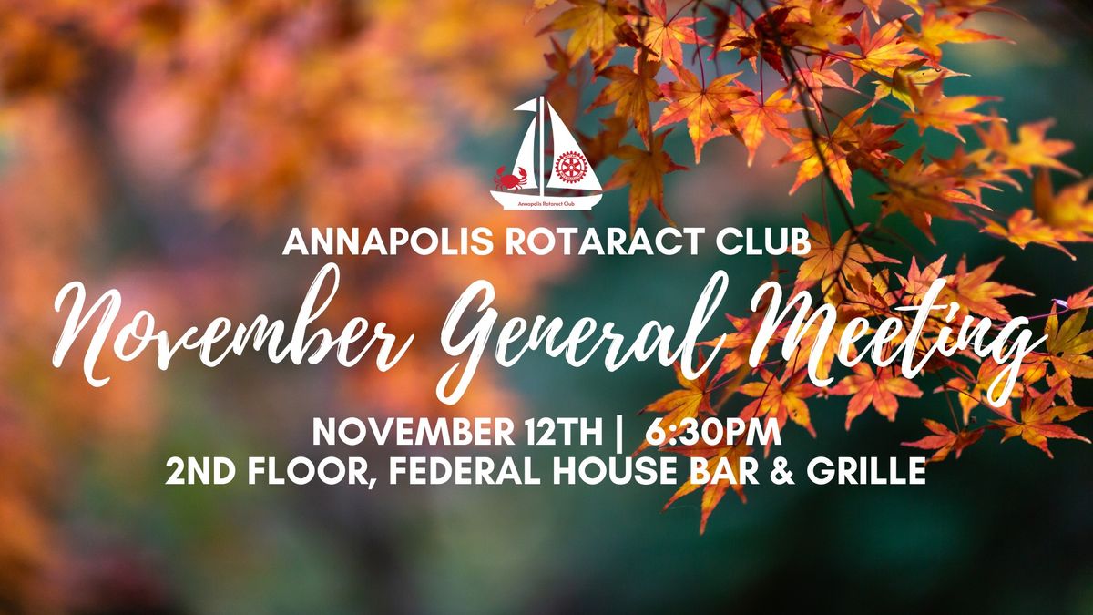 November General Meeting: Nonprofit Panel