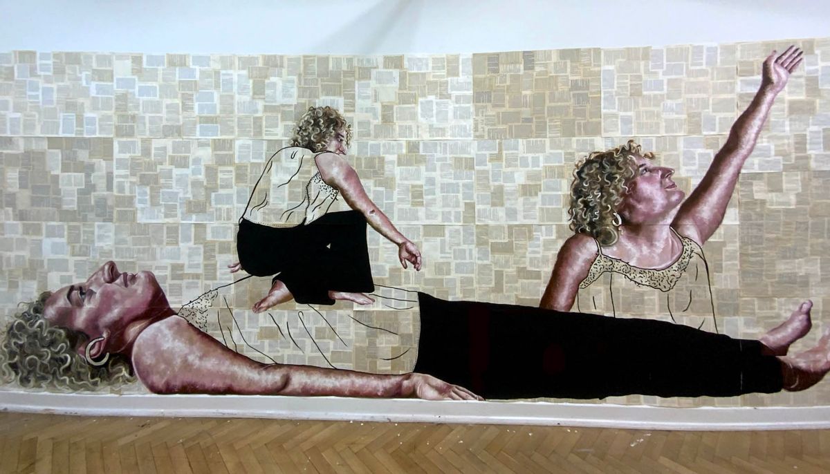 Romy Lee: TUMBLE TOGETHER; Zeichnung, Malerei, Installation