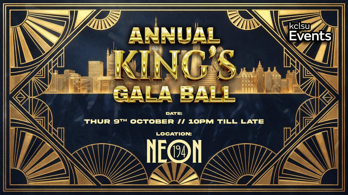 Annual King's Gala at Neon Piccadilly! LAST FEW TICKETS!