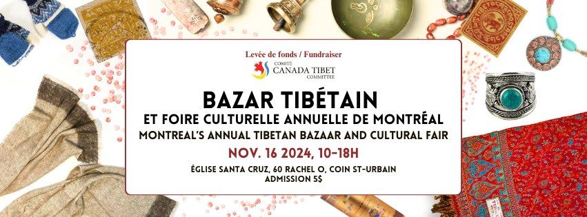 Bazar tib\u00e9tain de Montr\u00e9al 2024 Montreal Tibetan Bazaar