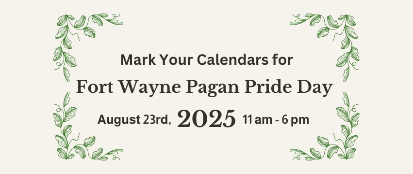 Fort Wayne Pagan Pride Day 2025!