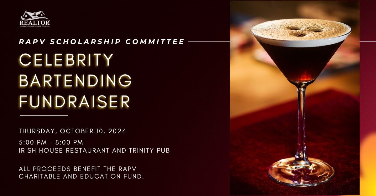 Celebrity Bartending Fundraiser