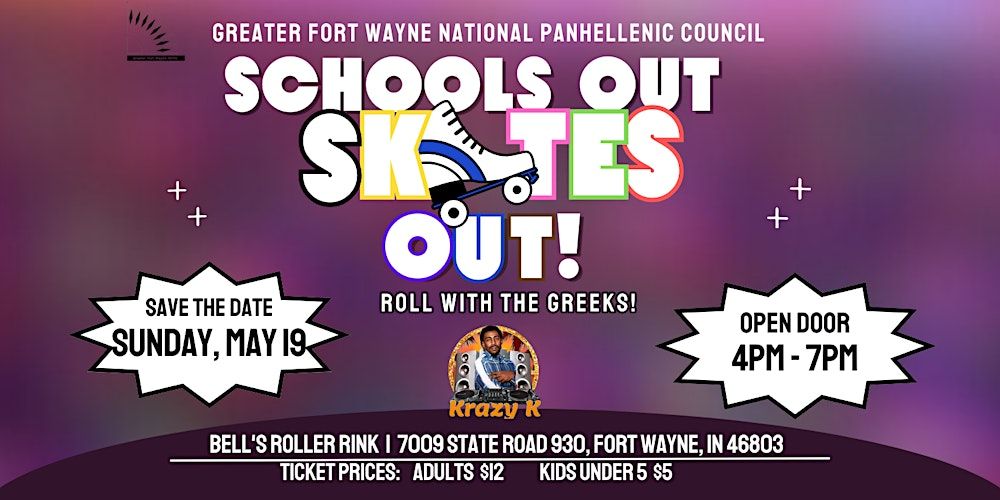 School's Out! Skates Out! Roll with the Greeks!