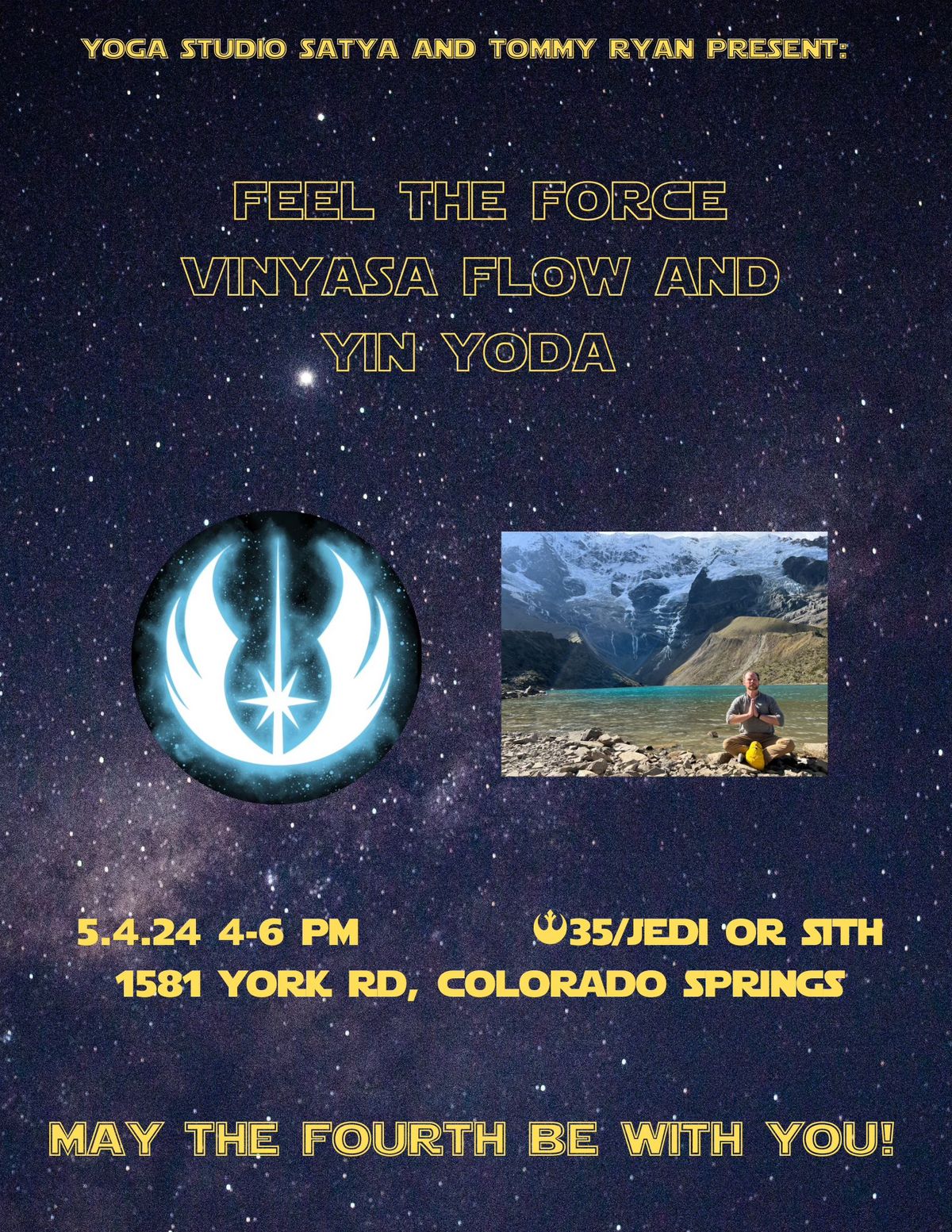 Feel the Force Vinyasa Flow and Yin Yoda Meditation