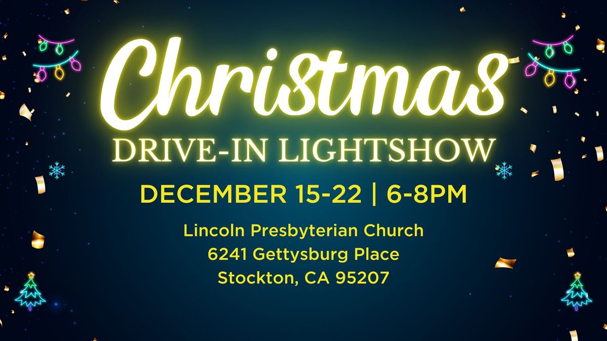 Drive-In Christmas Light Show