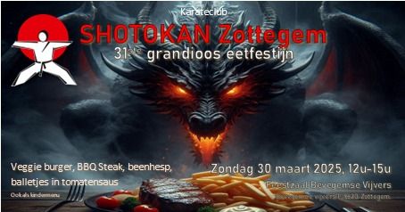 Shotokan grandioos eetfestijn 2025