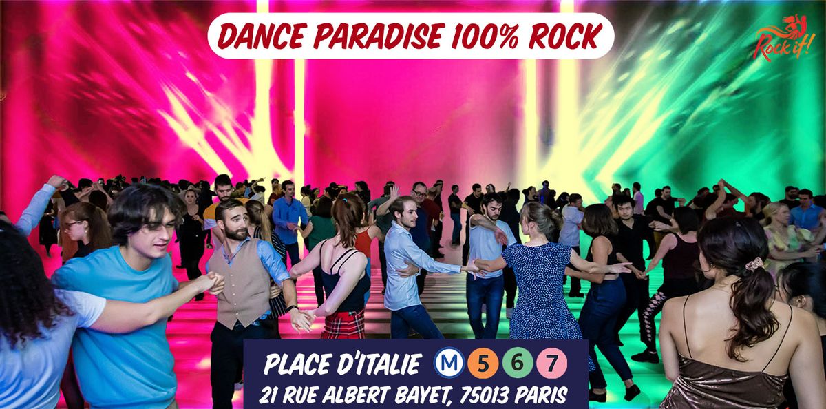 Soir\u00e9e Paradise Danse Rock 4 temps Moderne et Cours