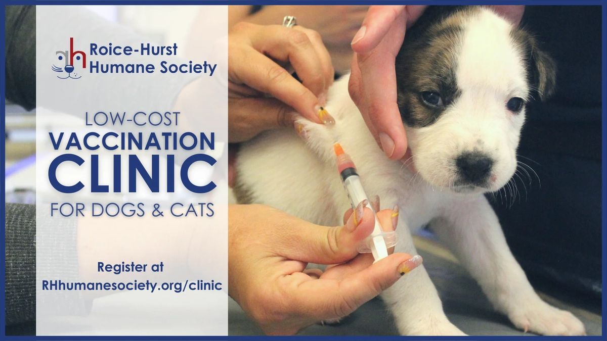 Low-Cost Pet Vaccination Clinic