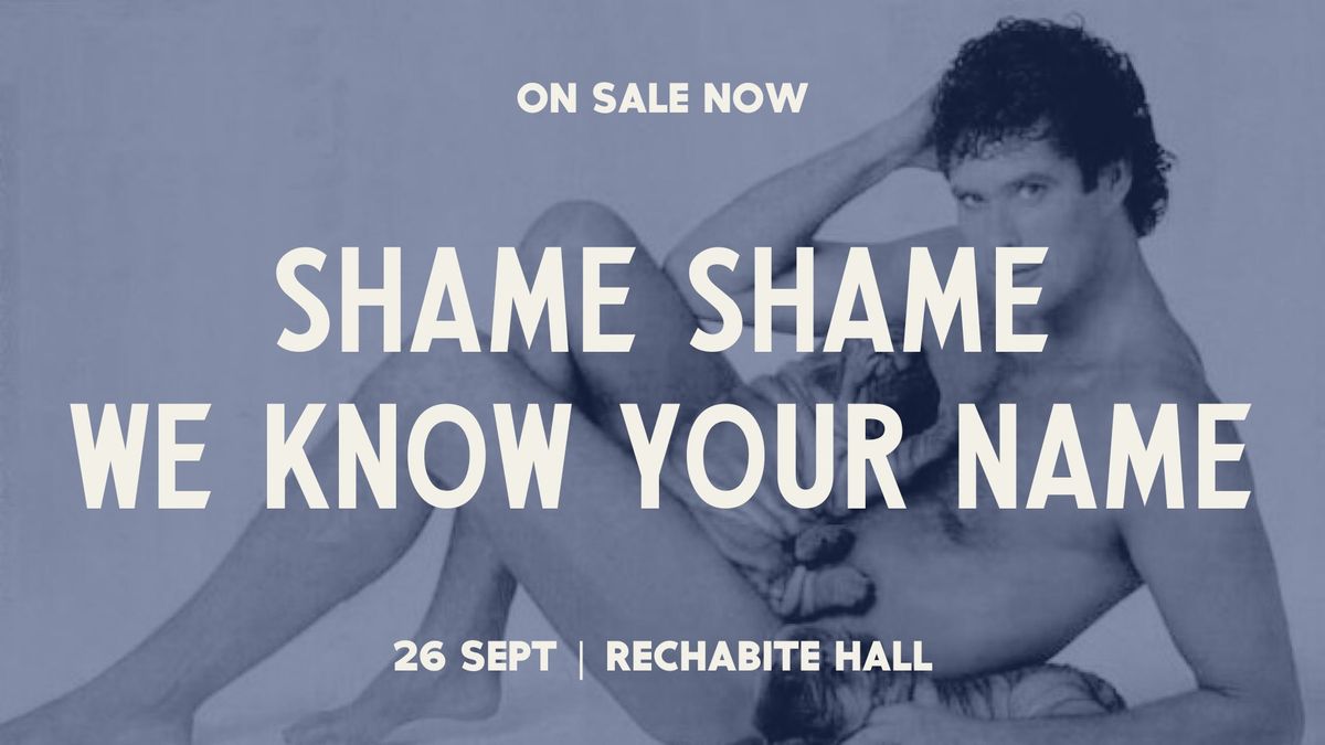 Barefaced Stories | 26 Sept | Shame Shame