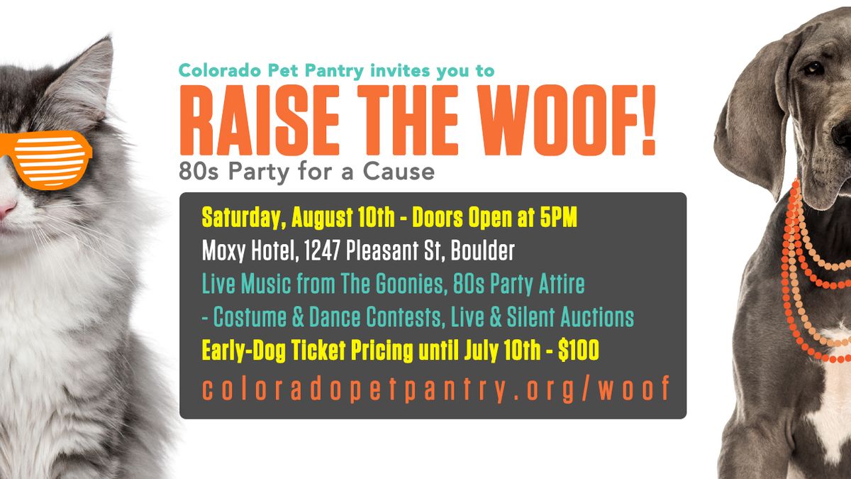 Raise the Woof! 80s Party for a Cause