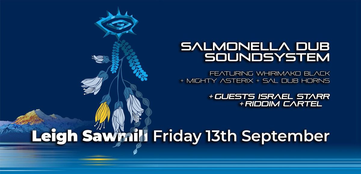 Salmonella Dub SoundSystem Live @ Leigh Sawmill ft Whirimako Black, Mighty Asterix & the Dub Horns