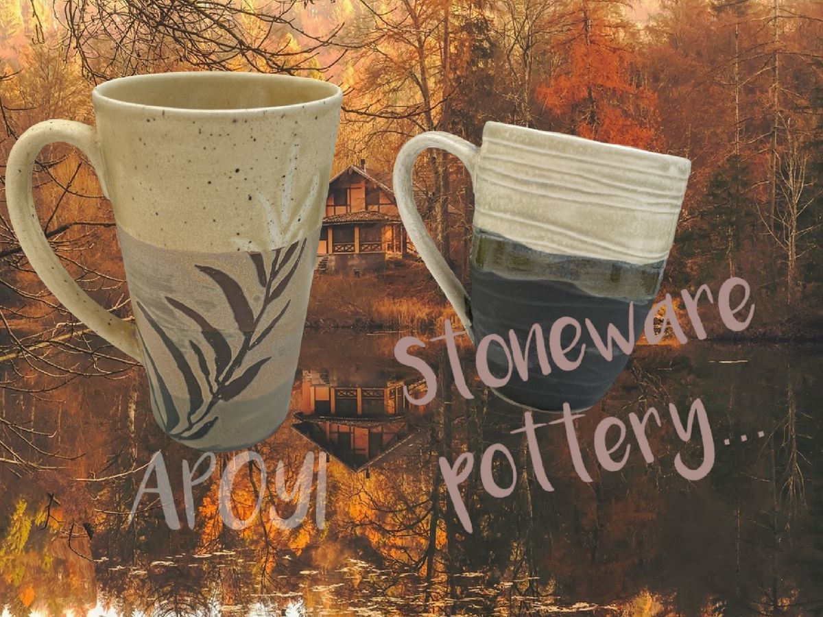 Stoneware Pottery Paint and Sip 