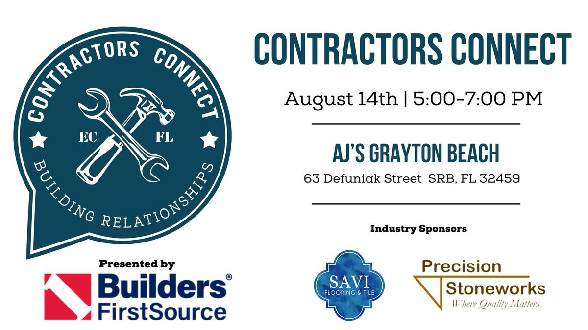 Contractors Connect - Walton County August Meet Up