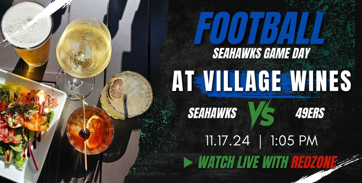 Football at Village Wines with REDZONE TV | HAWKS vs 49ERS