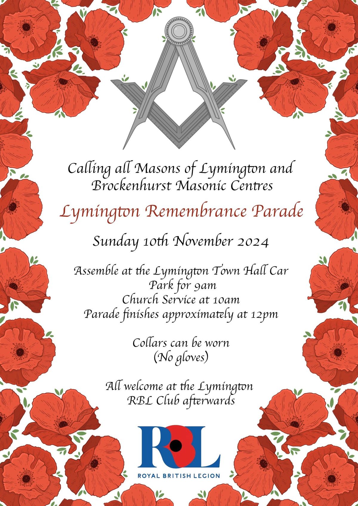 Lymington Remembrance Parade