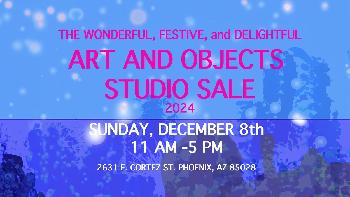 10th Annual Art and Objects Studio Sale