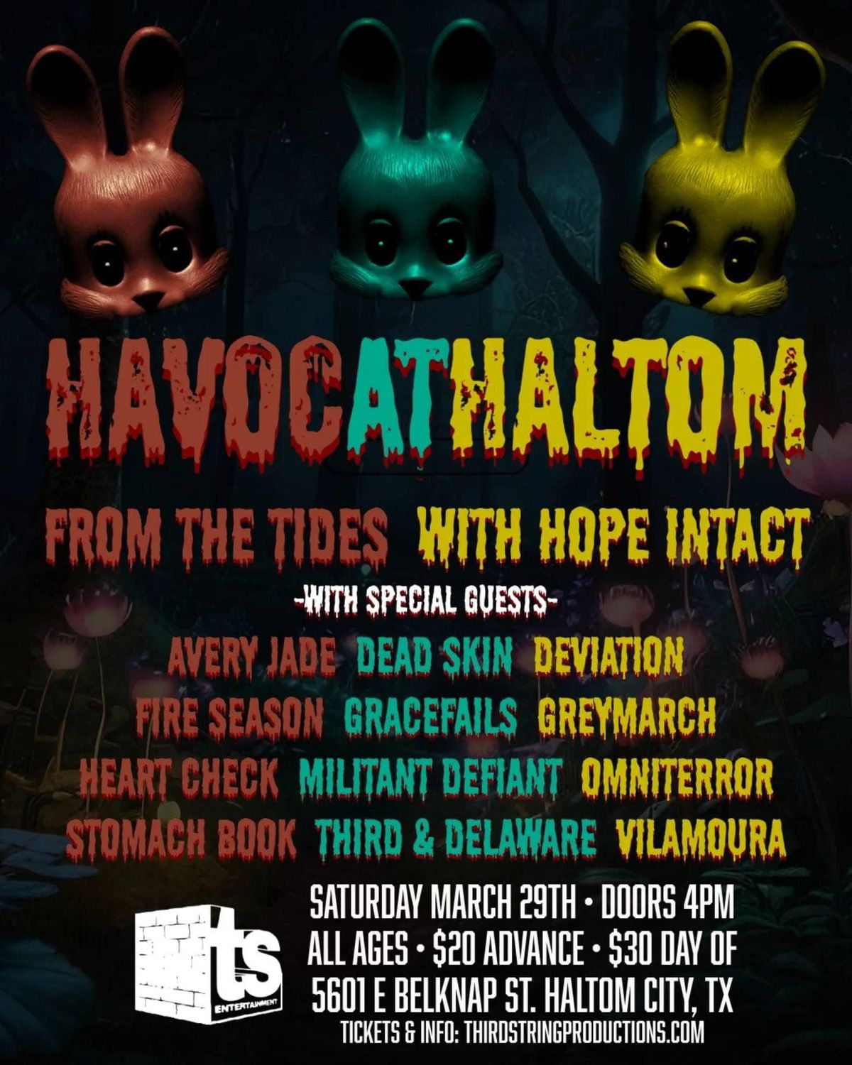 Havoc! at Haltom ft From The Tides + With Hope Intact