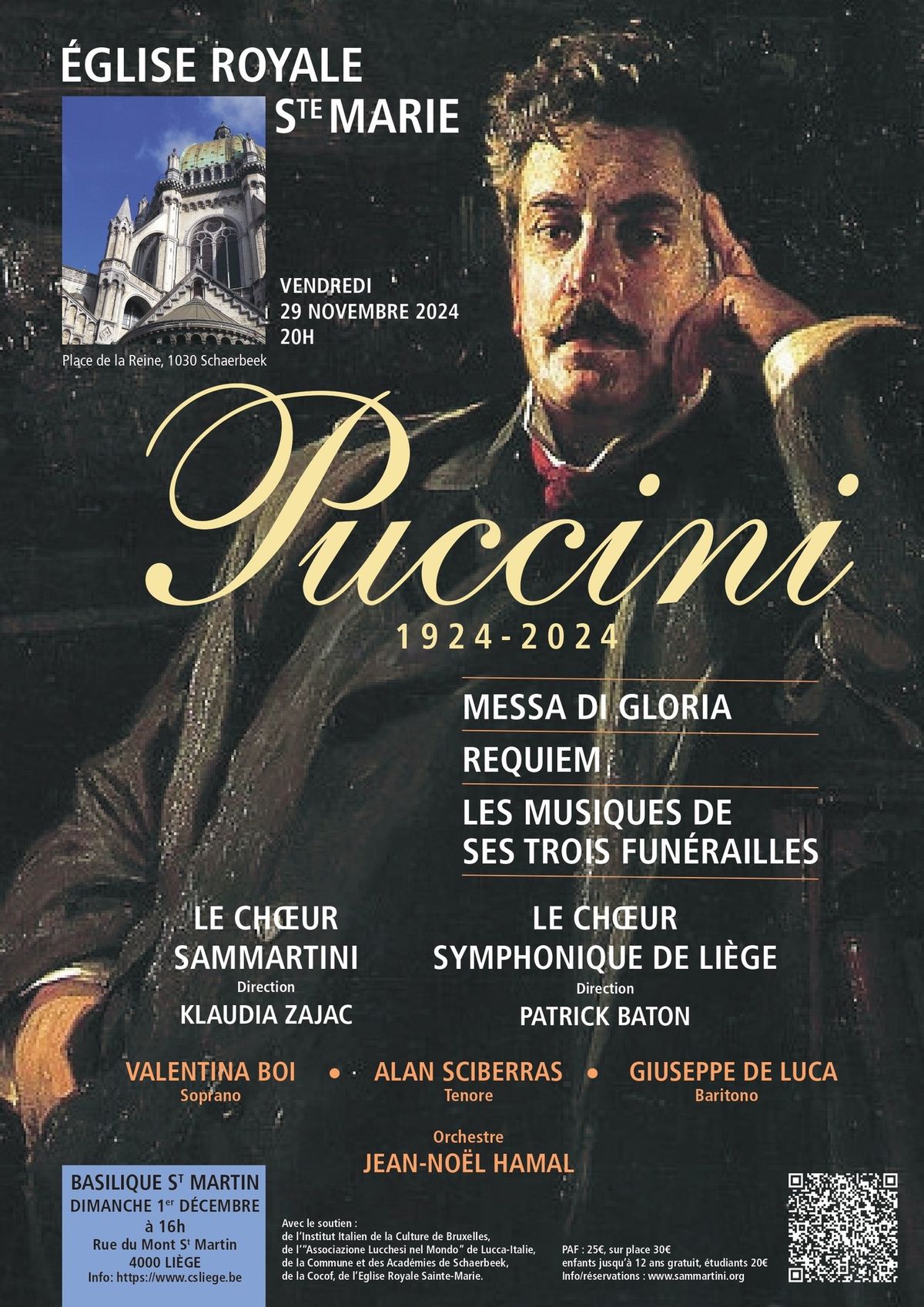 \u00ab Hommage \u00e0 Giacomo PUCCINI \u00bb  1924 - 2024 | 100\u00e8me anniversaire du d\u00e9c\u00e8s de G. Puccini