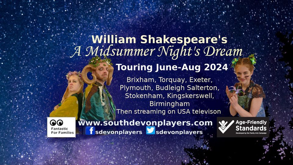 William Shakespeare's A Midsummer Nights Dream (Excerpt performances & talk) Brixham Good Companions