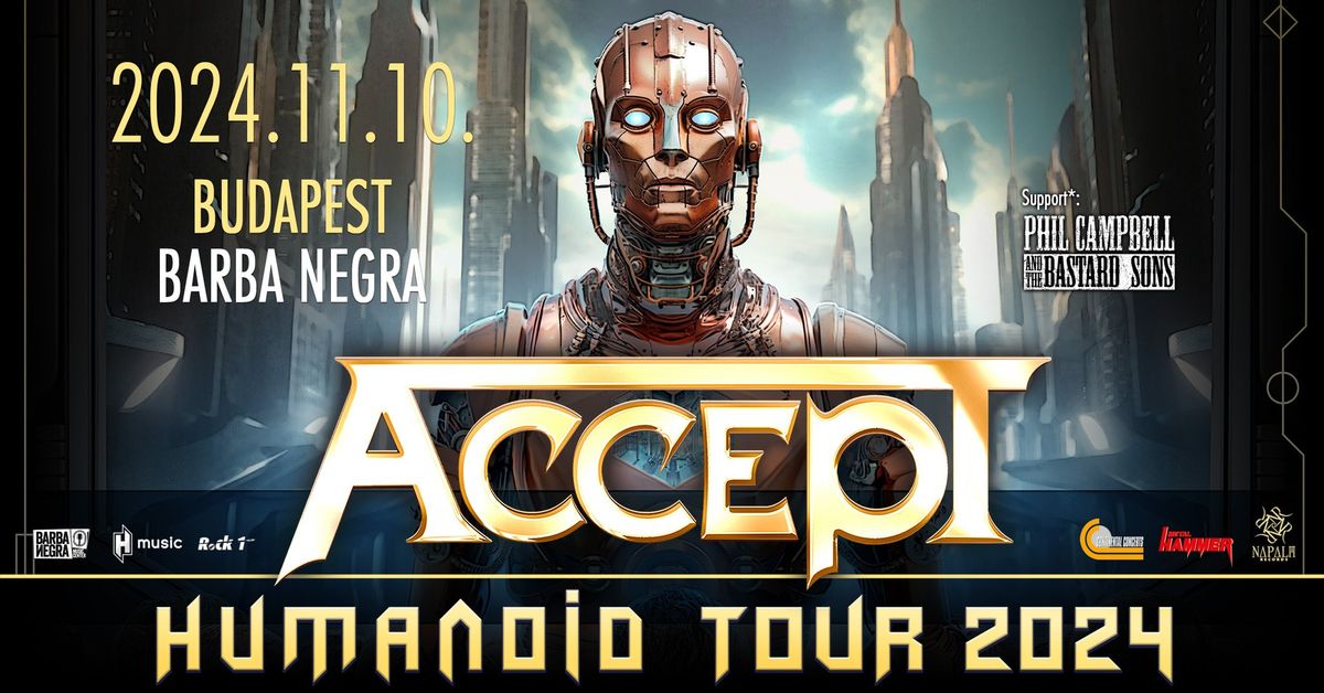 ACCEPT - HUMANOID WORLDWIDE TOUR 2024 I Barba Negra