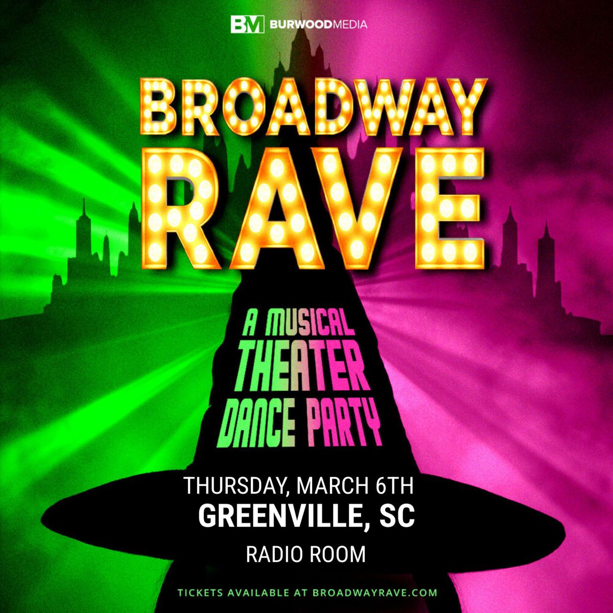 Broadway Rave: A Musical Theater Dance Party at Radio Room