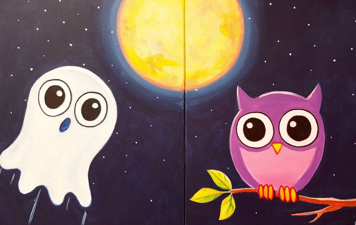 Boo and Whooo | Cookies and Canvas | Open to all ages @ Wine and Canvas \u2013 Lansing