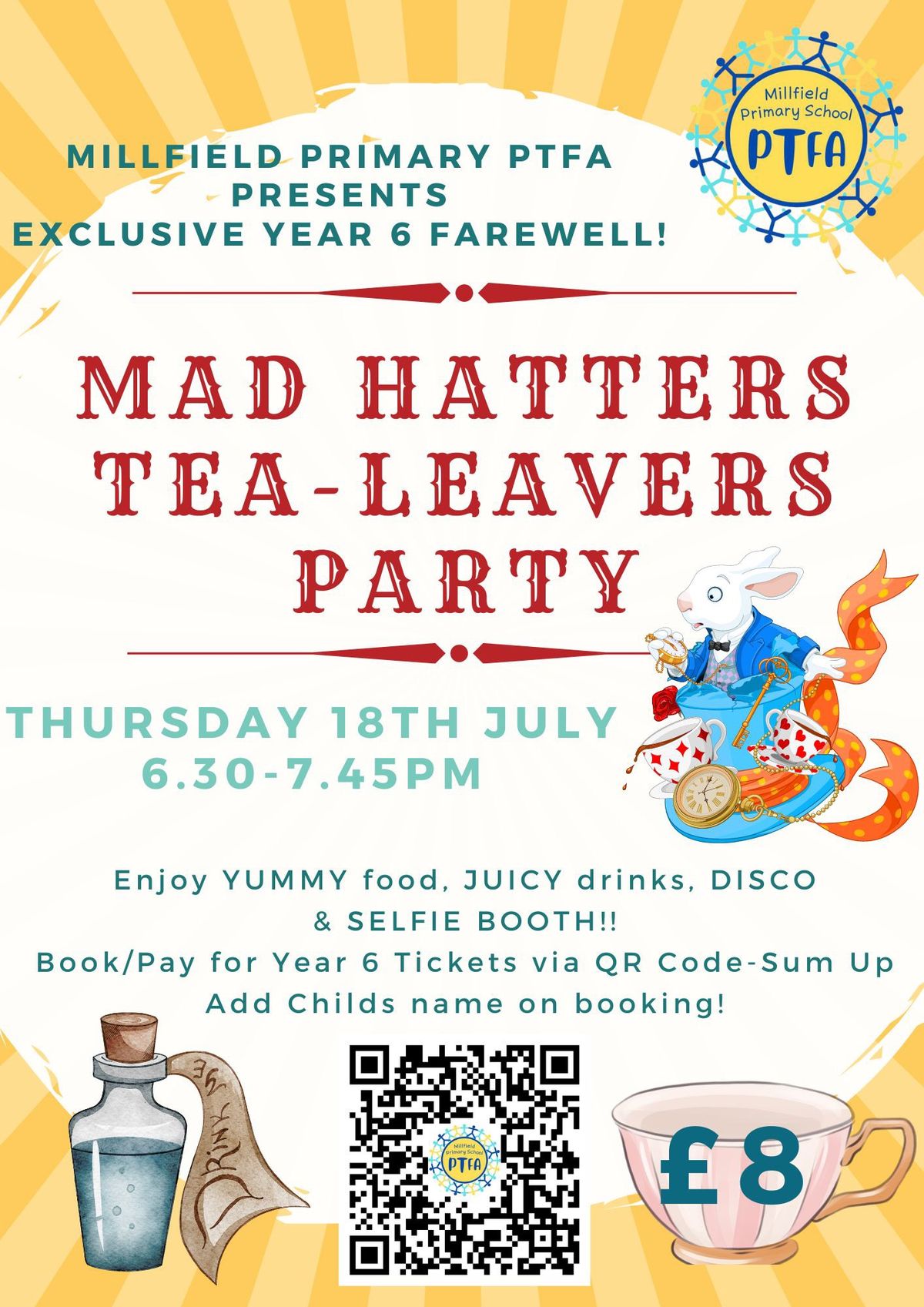 Mad Hatter Tea-Leavers Party
