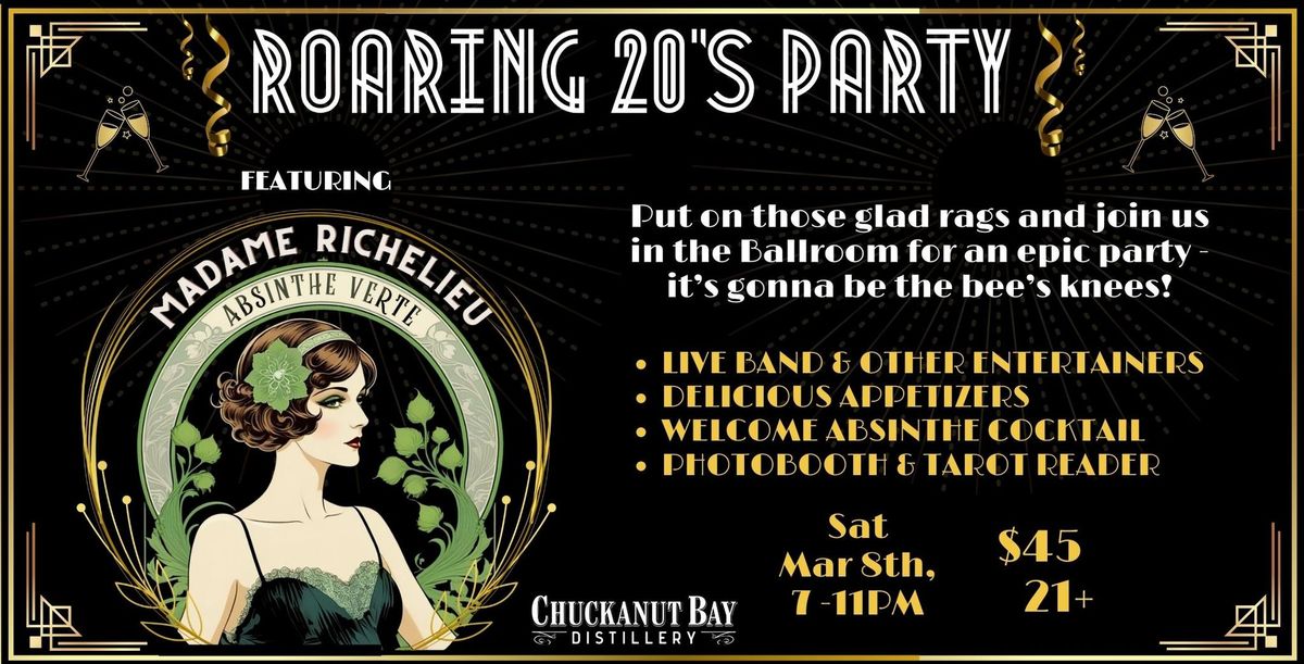 Roaring 20's Party at Chuckanut Bay Distillery! 