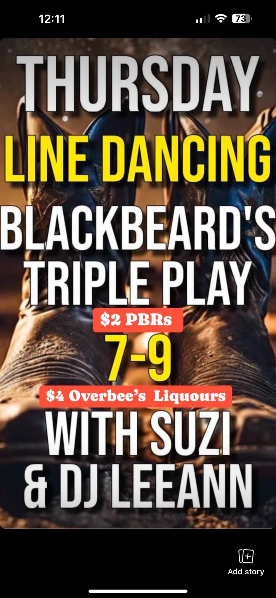 Line Dancing Night at Blackbeard's New Bern! 