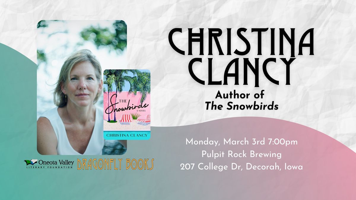 Christina Clancy | The Snowbirds | Reading, Q&A, and Signing!