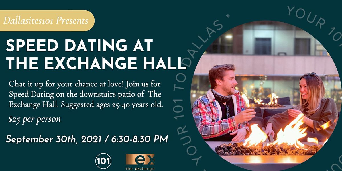 Speed Dating at The Exchange Hall