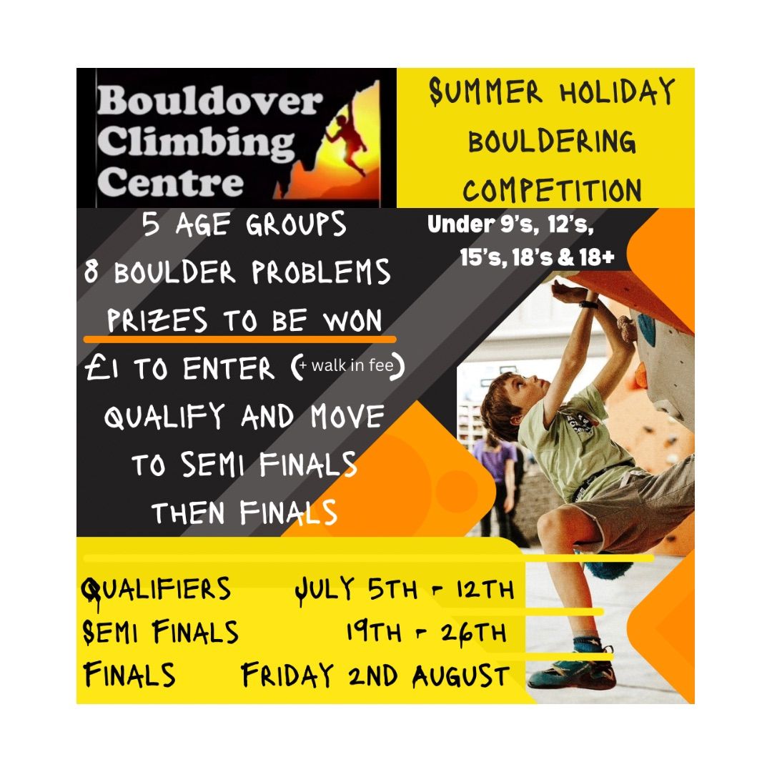 2024 Summer Holidays Bouldering Competition
