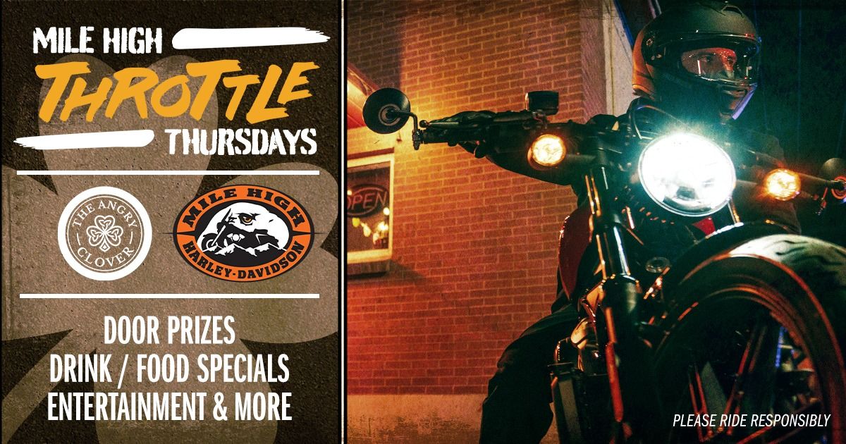 Throttle Thursday at The Angry Clover