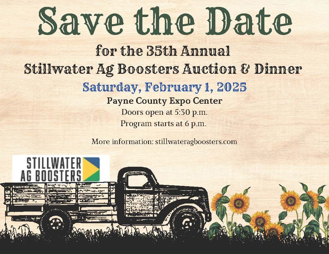 Stillwater Ag Booster Club Annual Dinner and Auction