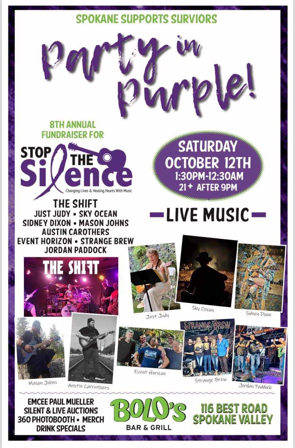 Stop the Silence Fundraiser with free music!