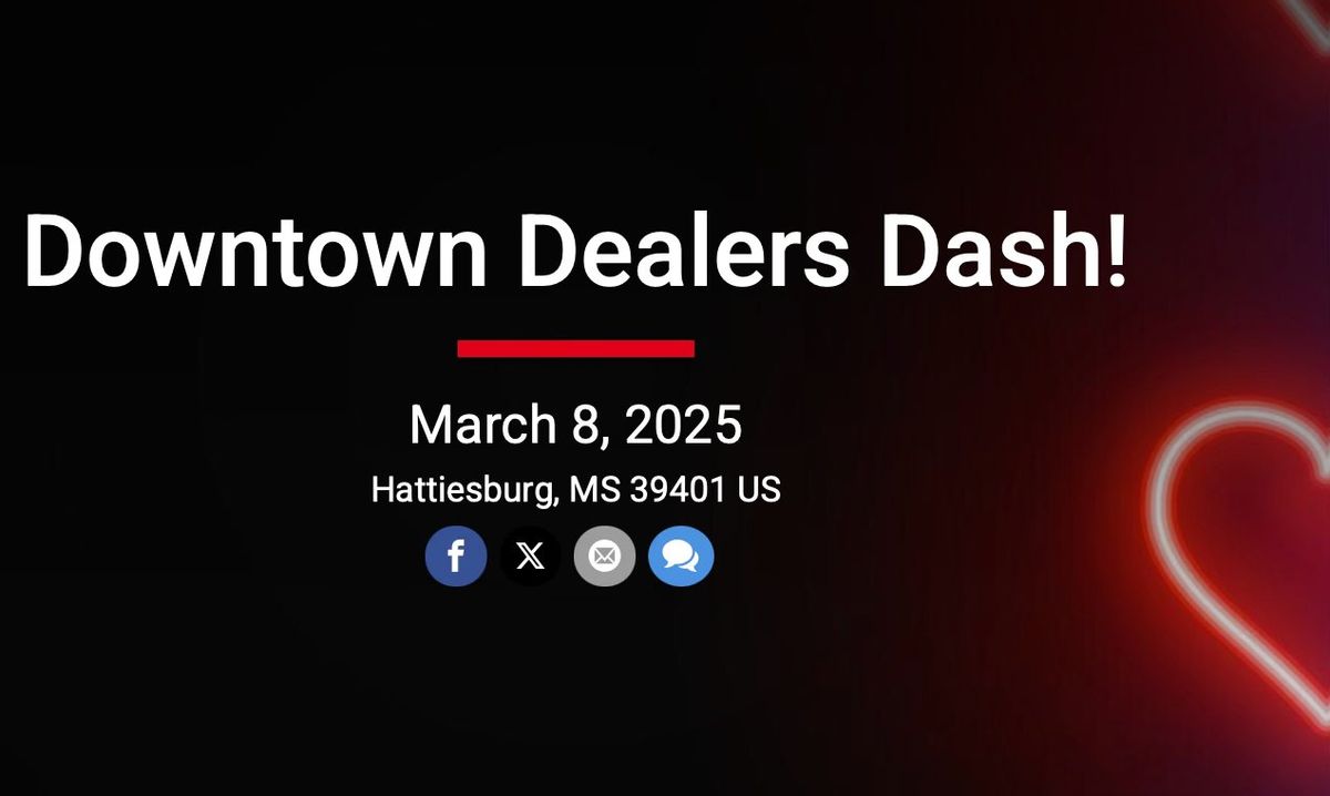 Downtown Dealers Dash Poker Run