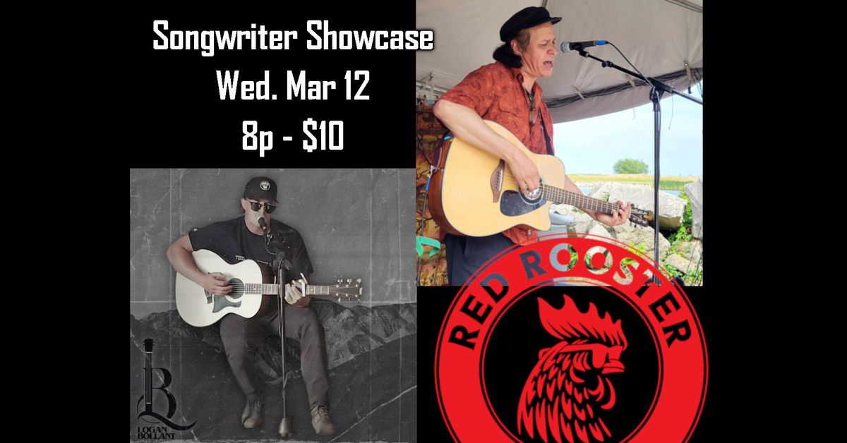 Songwriters Showcase feat. Mr. E, Logan Bollant @ Red Rooster