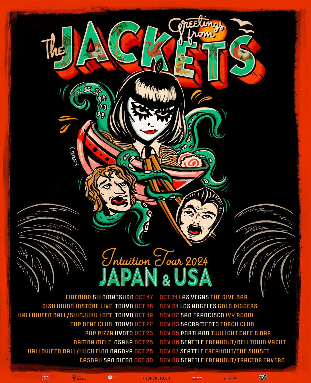 The Jackets (Switzerland) in Portland ONE NIGHT ONLY!