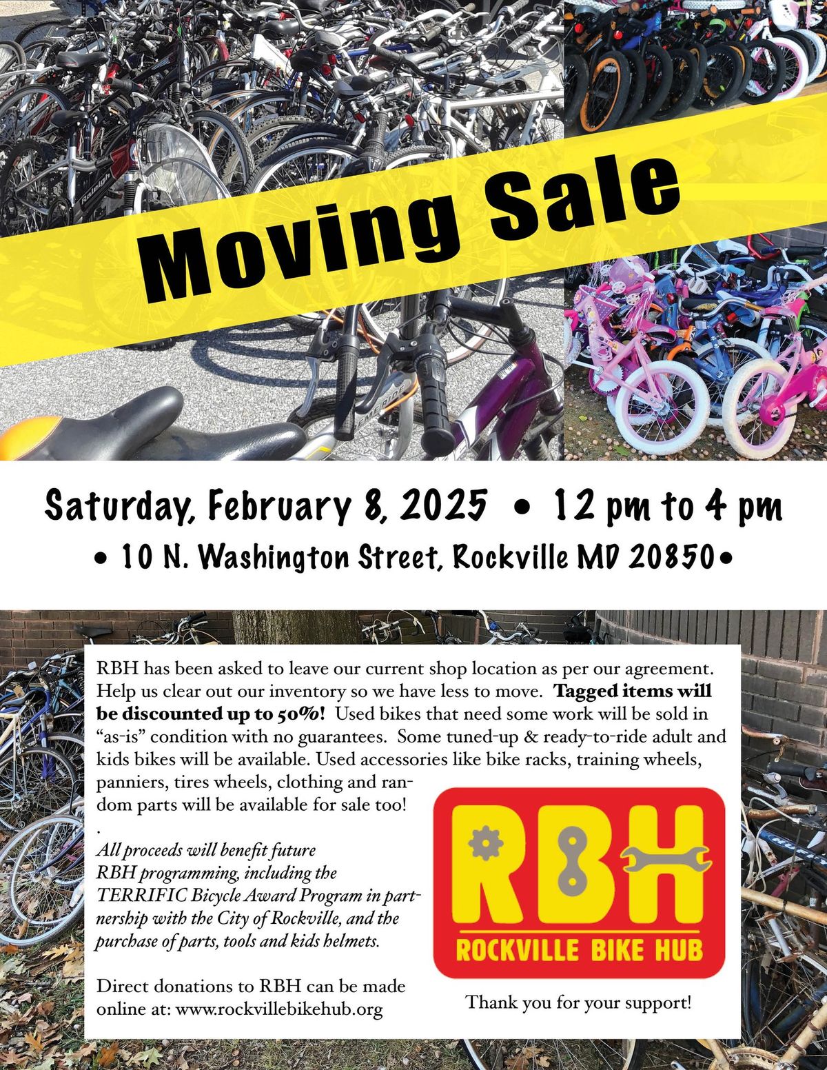 Moving Sale at RBH