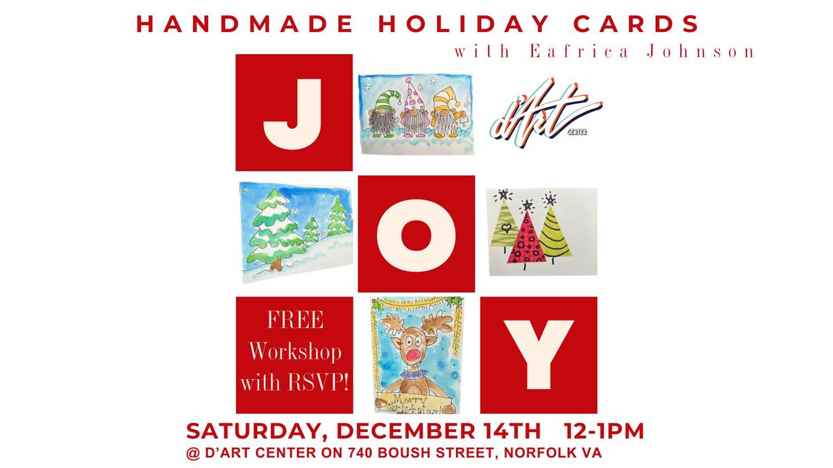 Handmade Holiday Cards *Free Workshop