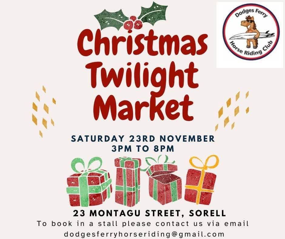 Book Your Stall for Saturday 23rd November!