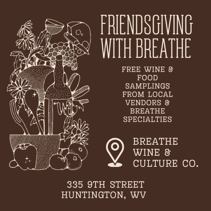 Friendsgiving with Breathe: Food Vendor & Wine Sampling 