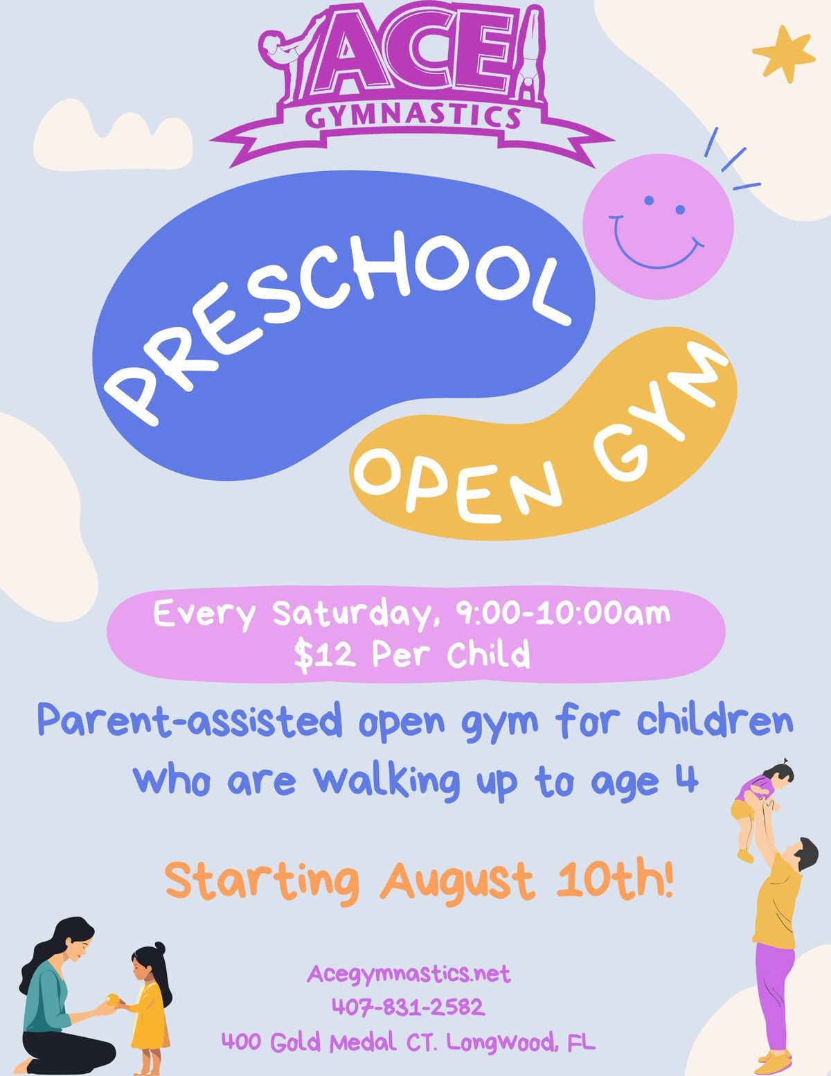 Saturday Preschool Open Gym