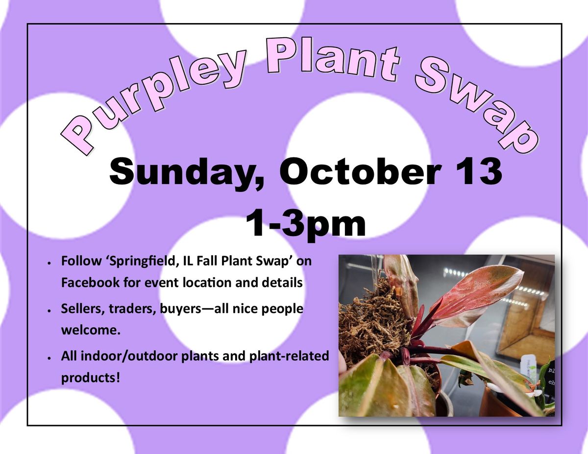 Springfield, IL Fall Plant Swap