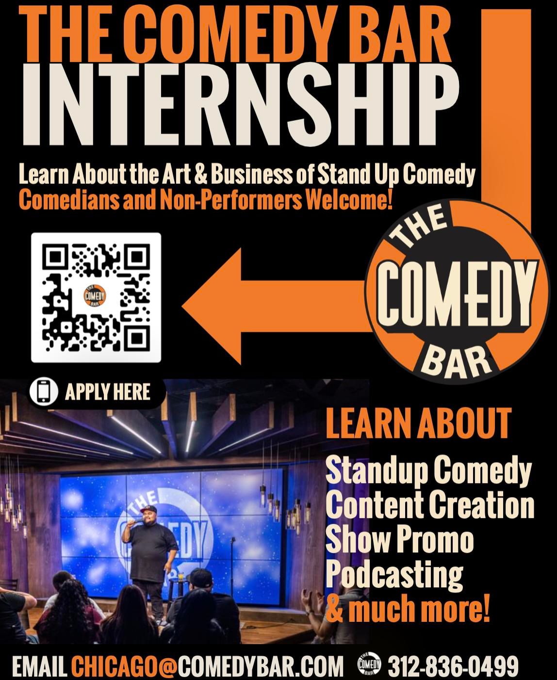 FALL INTERNSHIP @ The Comedy Bar