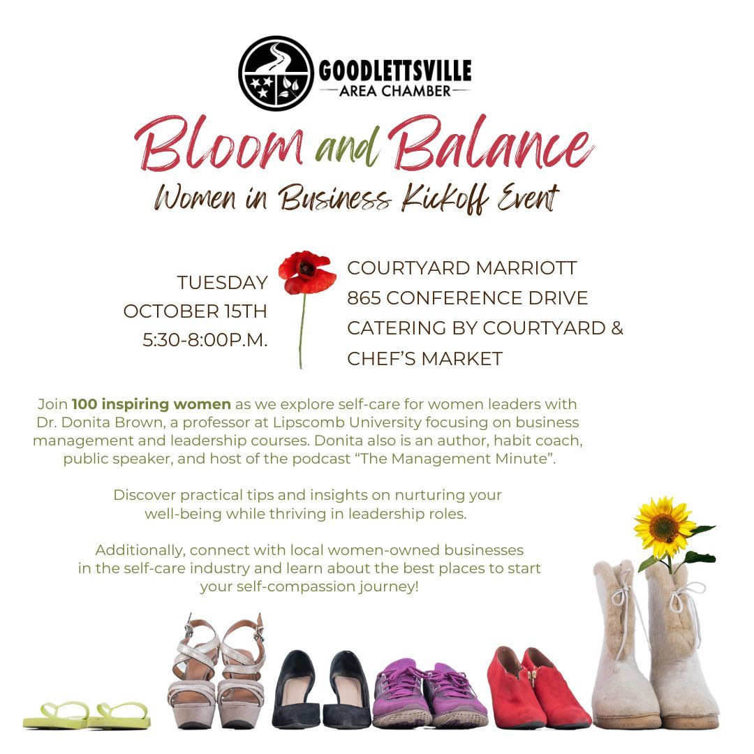 Bloom & Balance - Chamber Women in Business Kickoff Event