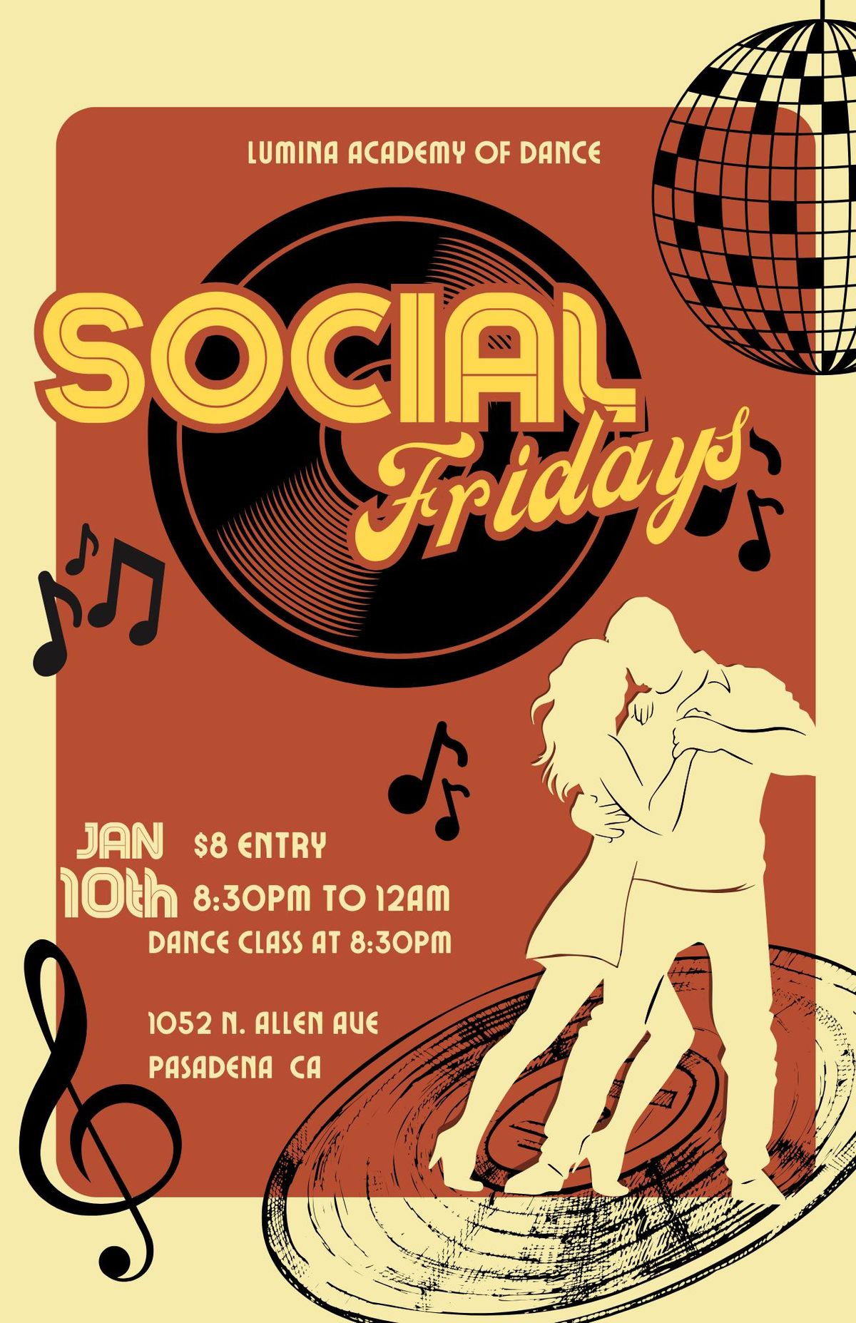 Social Fridays at LUMINA this Friday 