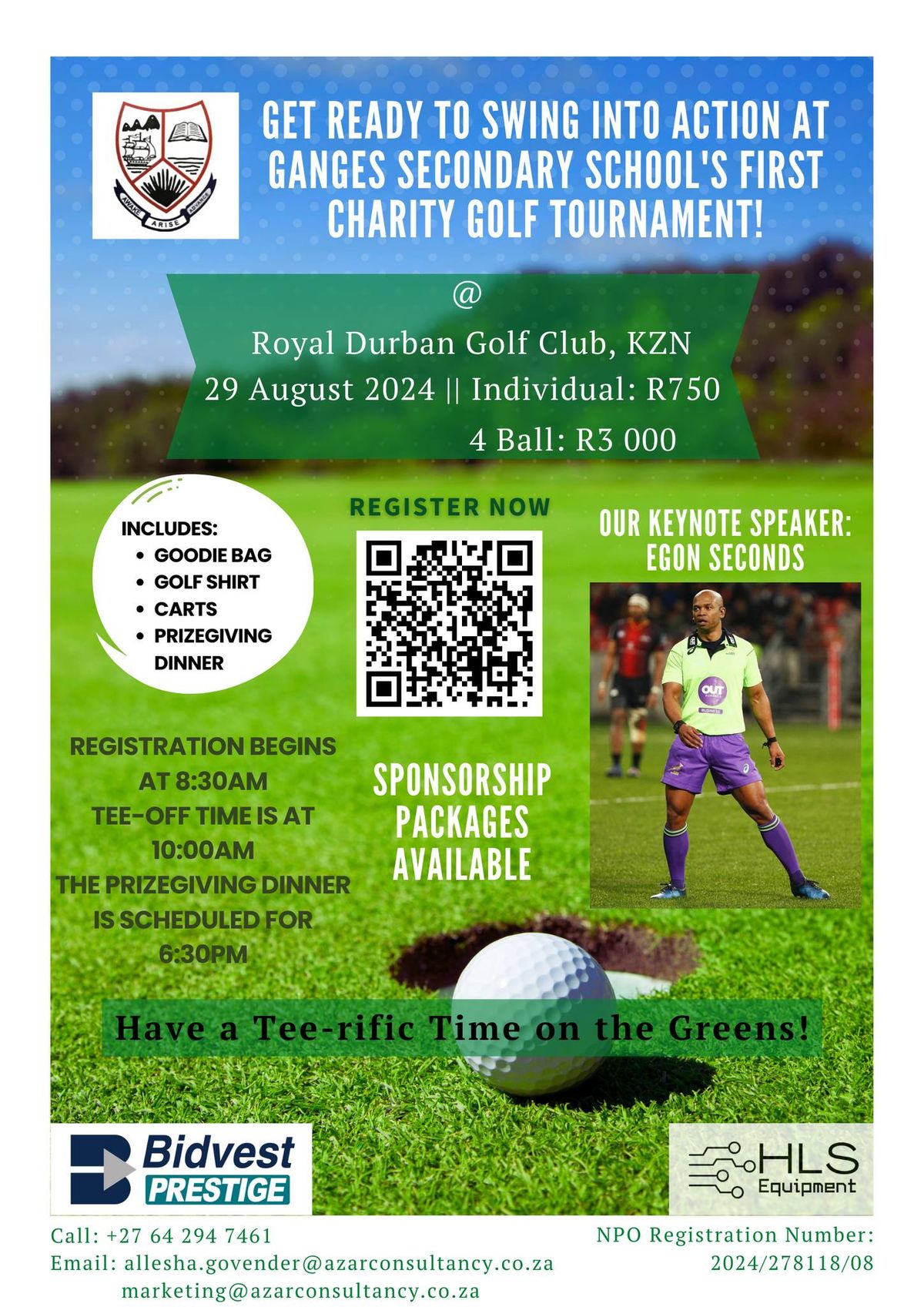 Ganges Secondary School 1st Charity Golf Tournament